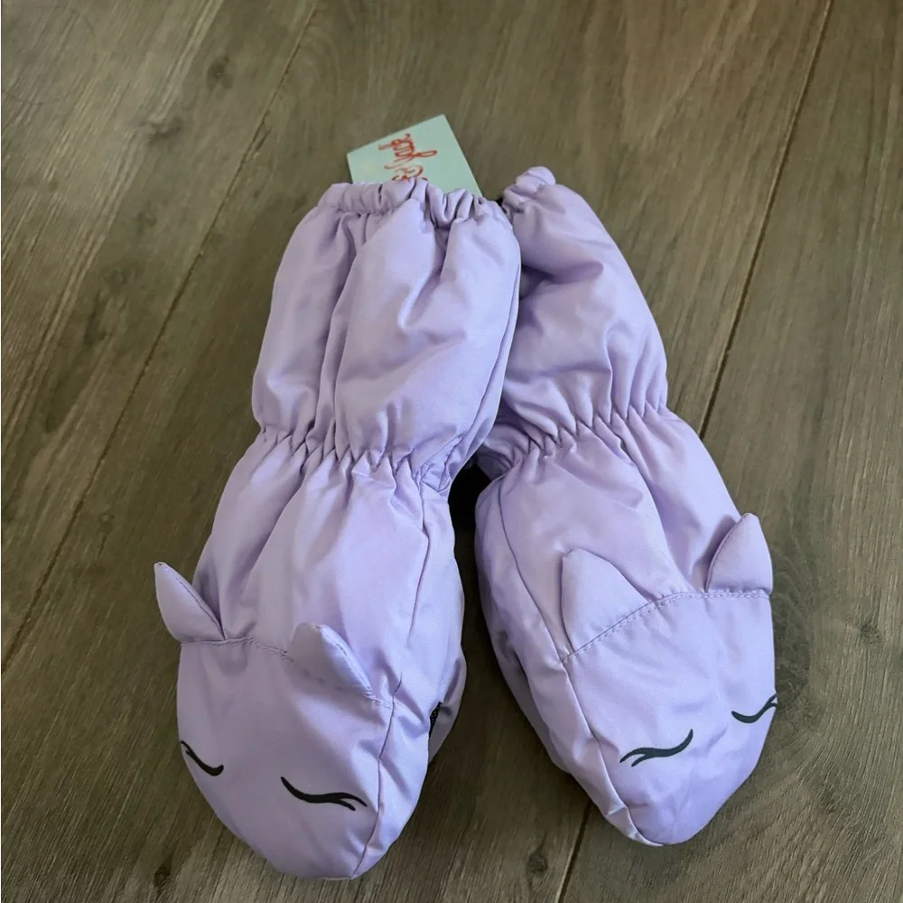 Cat and Jack Lavender Toddler Mittens